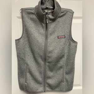 Women’s Vineyard Vines Sweater Fleece Vest. Size medium. Gray
